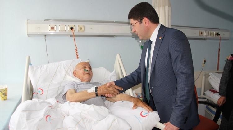 AK Parti Milletvekili Tunç'tan hasta ziyareti