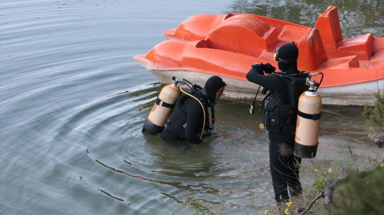 GÜNCELLEME - Deniz bisikletinden göle düşen kişi kayboldu