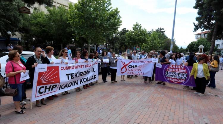 Tekirdağ'da kadın hakları protestosu