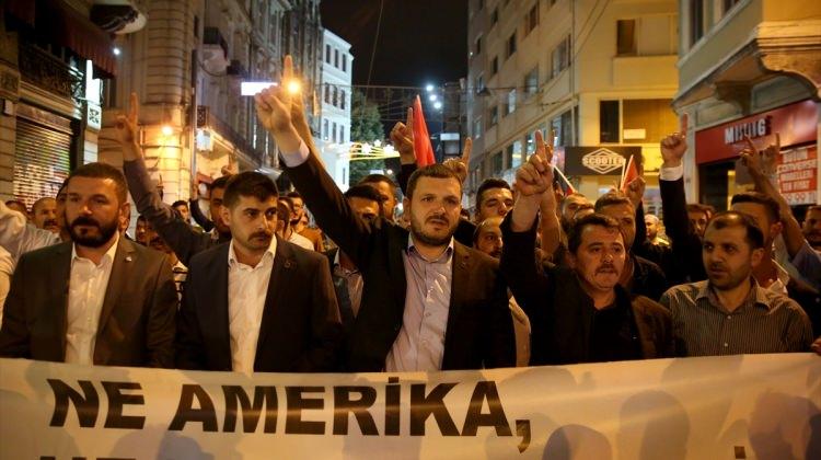 İstanbul'da "Rusya" protestosu