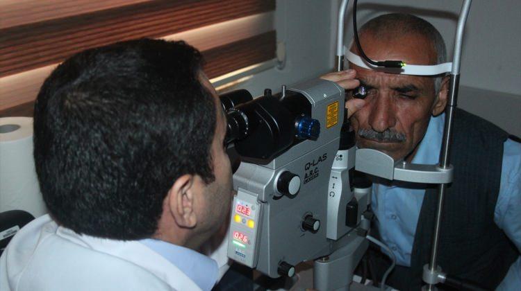 Cizre'de ilk defa katarakt ameliyatı yapıldı