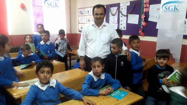 Seydişehir'de öğrencilere "Sosyal güvenlik bilinci" anlatılıyor