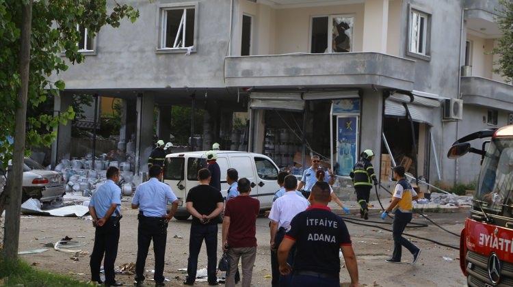 Adana'da gaz sıkışması sonucu patladı: 2 yaralı
