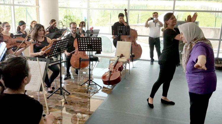 Samsun'da huzurevinde klasik müzik konseri