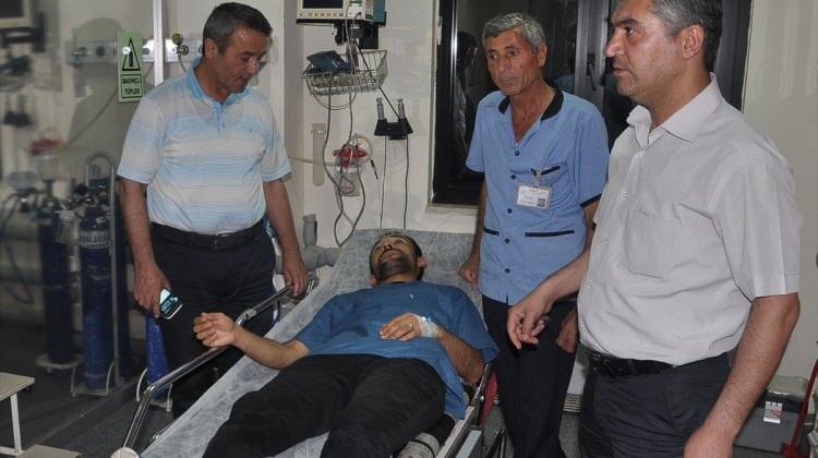 Hastanede sağlık çalışanlarına saldırı