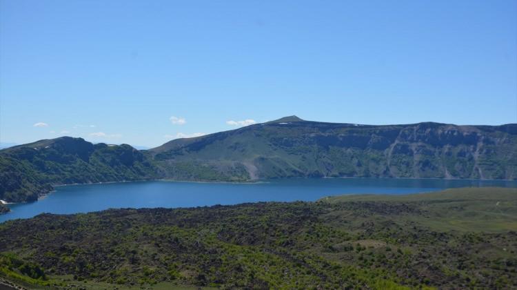 Nemrut Krater Gölü'nün farklı güzelliği