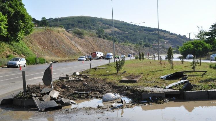 Samsun'da trafik kazası:  37 yaralı