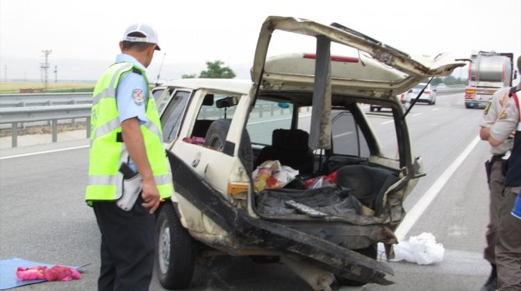 Afyonkarahisar'da trafik kazası: 1 ölü, 4 yaralı