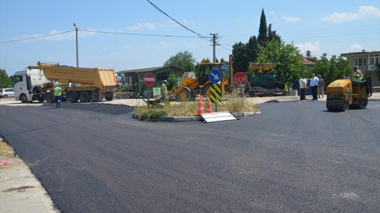 Mudanya'daki asfalt çalışmaları