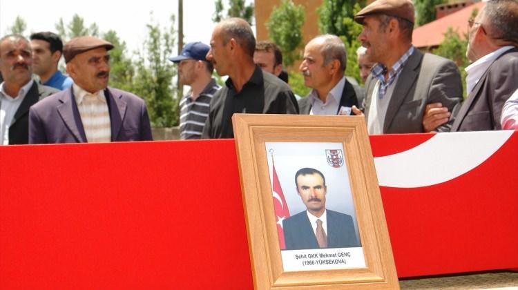 Şehit korucu, son yolculuğuna uğurlandı