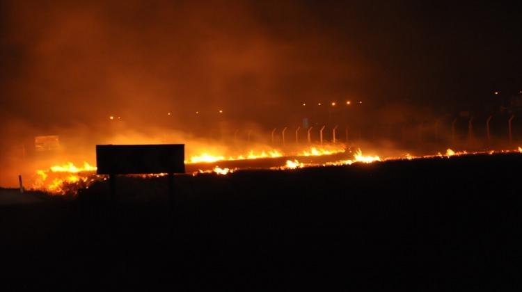Adıyaman’da anız yangını