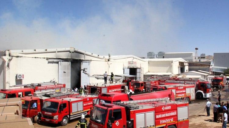 Gaziantep'te hurda fabrikasında yangın