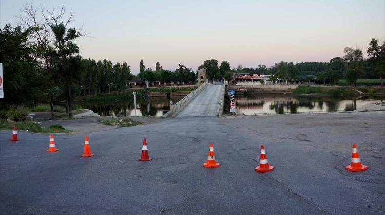 Tunca ve Meriç köprüleri araç trafiğine kapatıldı