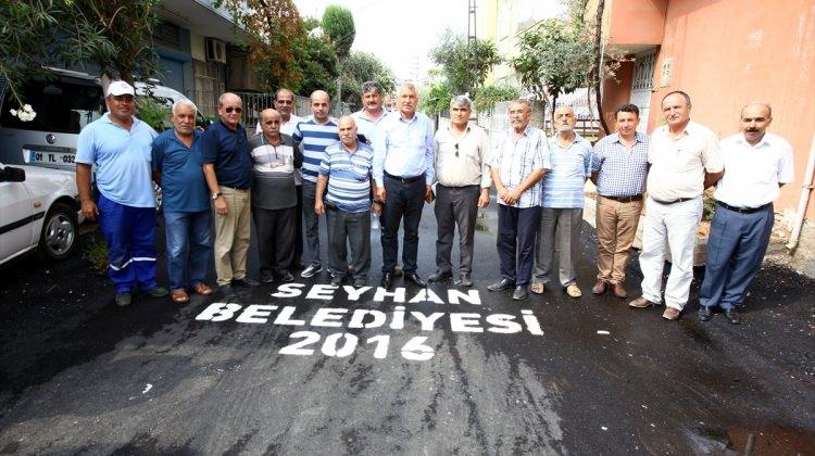 Adana'da asfaltlama çalışması