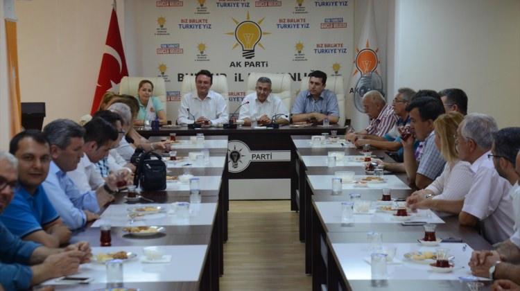 CHP İl Başkanı Ayten'den AK Parti'ye ziyaret