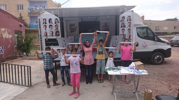 Mardin'de "Sağlıklı Yaşam Aracı" ilçelerde hizmet veriyor