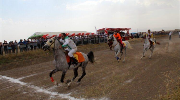 Ağrı'da 15 Temmuz şehitleri anısına at yarışları