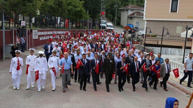 İnebolu'da Atatürk Yürüyüşü düzenlendi