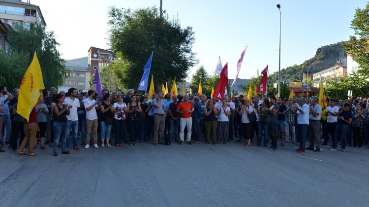 Tunceli'de "açığa alma" protestosu
