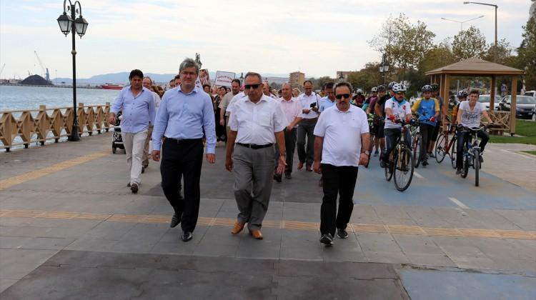 Tekirdağ'da "Sağlıklı Yaşam" yürüyüşü düzenlendi
