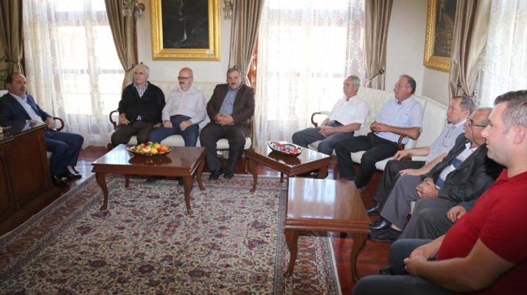 Muhtarlardan Edirne Belediye Başkanı Gürkan'a ziyaret