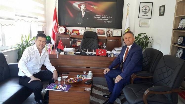 Kırklarelispor Kulübü Başkanı Can'dan Türker'e ziyaret