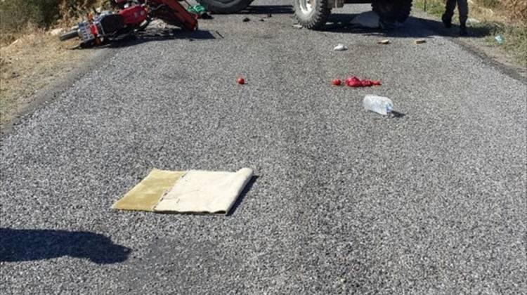 Manisa'da trafik kazası: 1 ölü, 2 yaralı