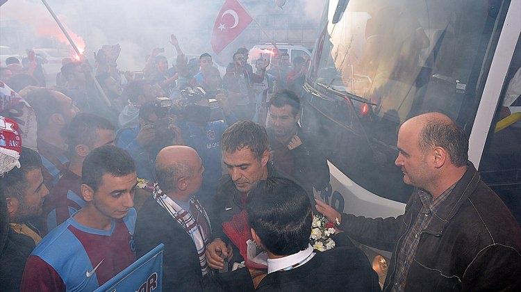 Trabzonspor kafilesi Karabük'e ulaştı