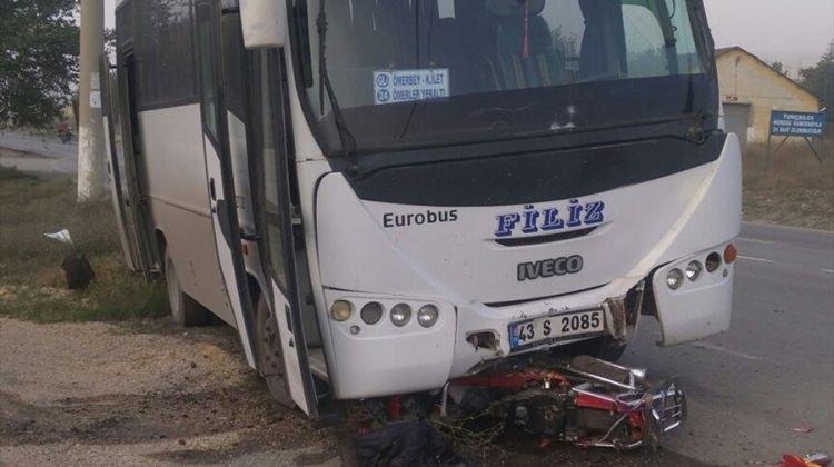 Kütahya'da trafik kazası: 1 ölü