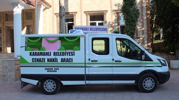 Karamanlı Belediyesine yeni cenaze aracı