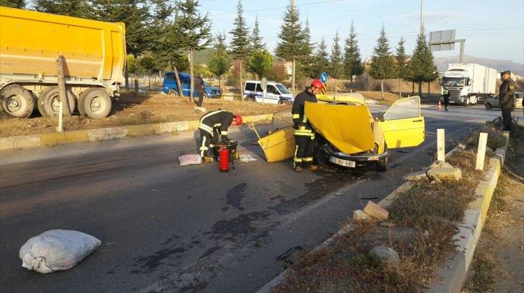 Denizli'de trafik kazaları: 1 ölü, 3 yaralı