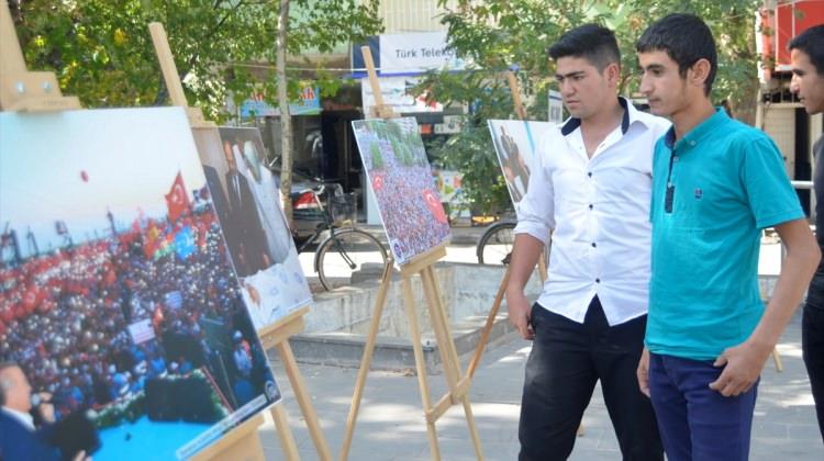 Kahta'da 15 Temmuz Demokrasi Zaferi konulu fotoğraf sergisi