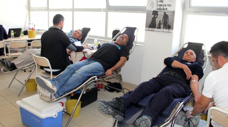Cezaevinde kan bağışı kampanyası
