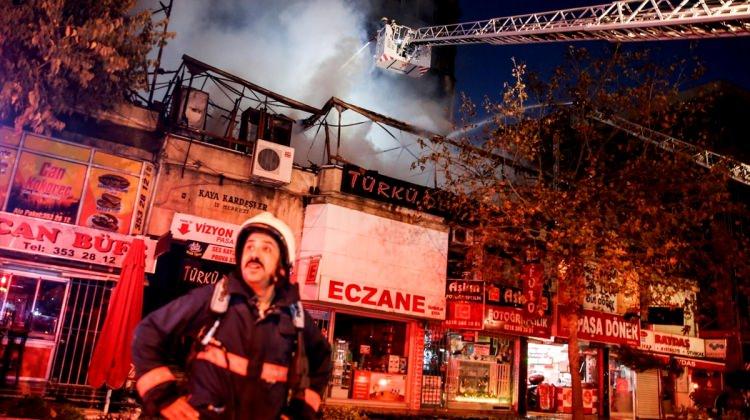 Kartal'da iş yeri yangını: 1 yaralı