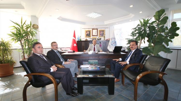 Konya GSİM Müdürü Ersöz,  Başkan Özaltun'u ziyaret etti