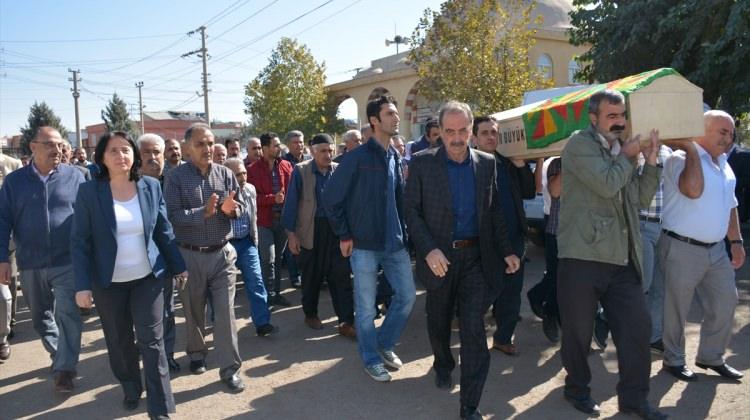 HDP milletvekili Aydoğan, PKK'lı teröristin cenazesine katıldı