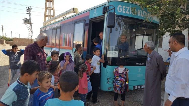 Mardin'de gezici kütüphane köylere gidiyor