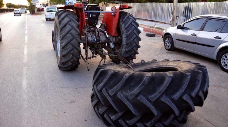 Trafiği tehlikeye sokan traktör sürücüsüne ceza