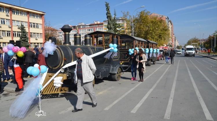 Kütahya'da "nostaljik tren" ile tarihe yolculuk