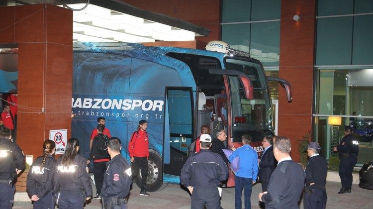Trabzonspor kafilesi Çorum'a geldi