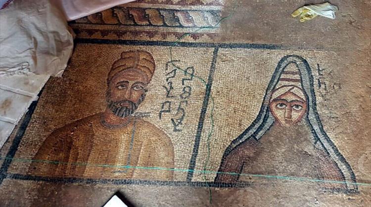 Abgar Krallığı dönemine ait taban mozaiği bulundu