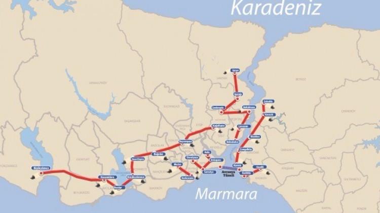 İstanbul’un altına 145 kilometre tünel