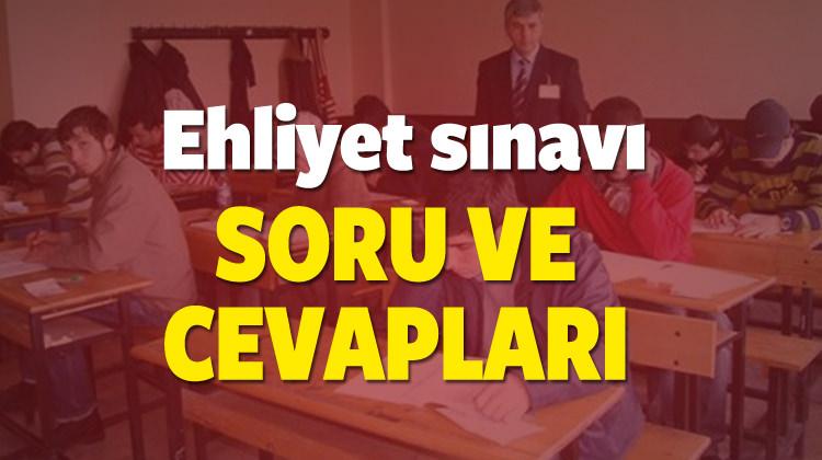 Ehliyet Soru Ve Cevaplari Bugun Aciklanacak Mi 17 Aralik Sinavi Otomobil Haberleri