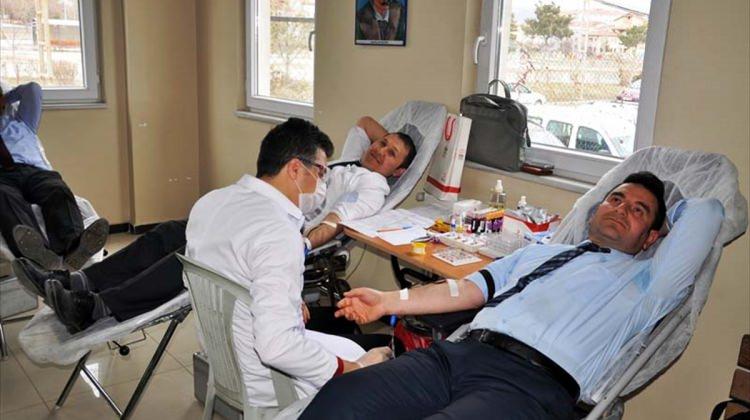 Zile Belediyesi'nde kan bağışı kampanyası