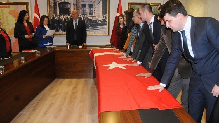 Edirne'de aday memurlara yemin töreni düzenlendi