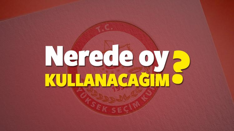 Nerede oy kullanıcam? YSK seçmen listesi sorgula ekranı