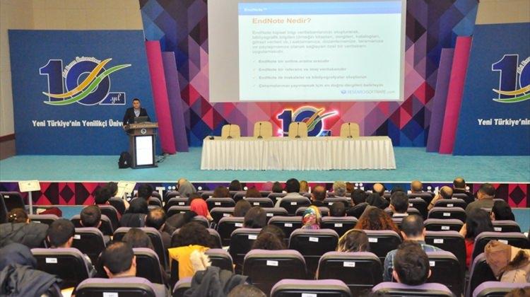 AEÜ'de akademisyenlere veri tabanı kullanıcı eğitimi