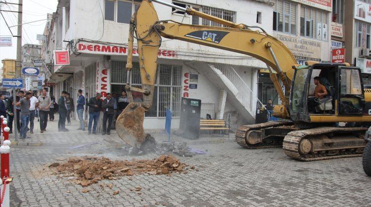 Cizre'nin Sanayi Caddesi "sevgi" caddesine dönüştü