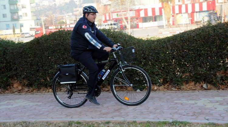 Osmaniye'de "bisikletli zabıta" uygulaması