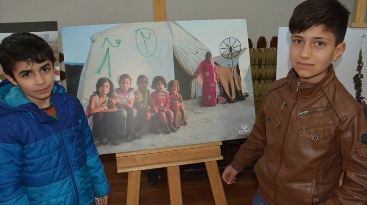 Halep'in gözyaşları fotoğraf sergisi Siverek'te açıldı